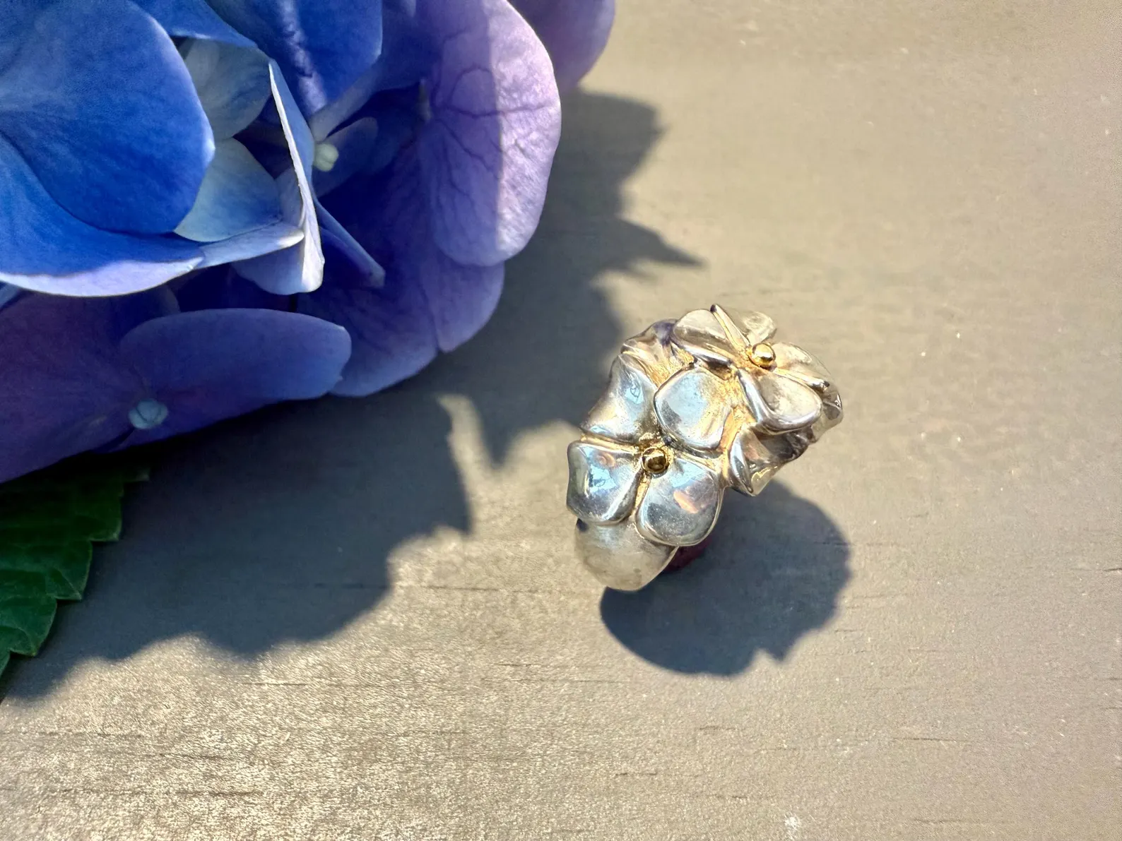 Hydrangea Flower Ring